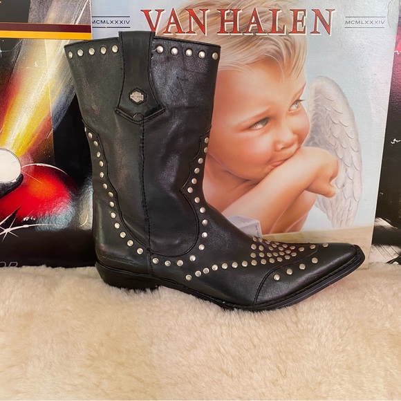 Vintage Harley Davidson boots. EUR size 37.5 fits US women’s size 7 - Picture 2 of 7